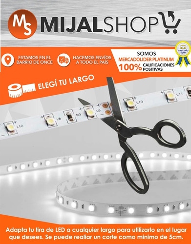 Tira De Led 5050 Rgb Rollo 5 Metros Con Control Colores Kit