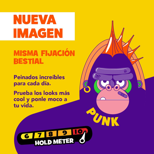 Gel Cabello Moco De Gorila Punk