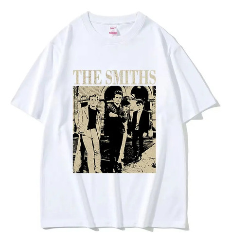 Camiseta Neutra De Algodón Estampada The Smiths