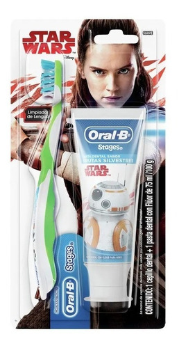 Cepillo Dental  Con Pasta Star Wars