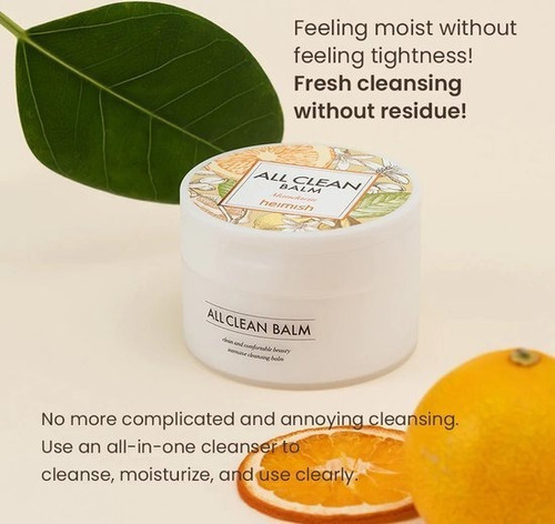 Bálsamo Desmaquillante Heimish All Clean Balm Mandarin 120ml