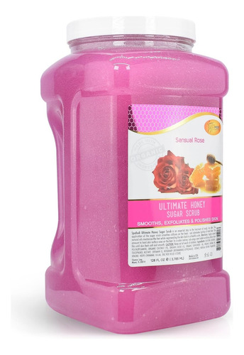 Spa Redi Exfoliante Corporal De Azúcar, Rosa Sensual, 128 .