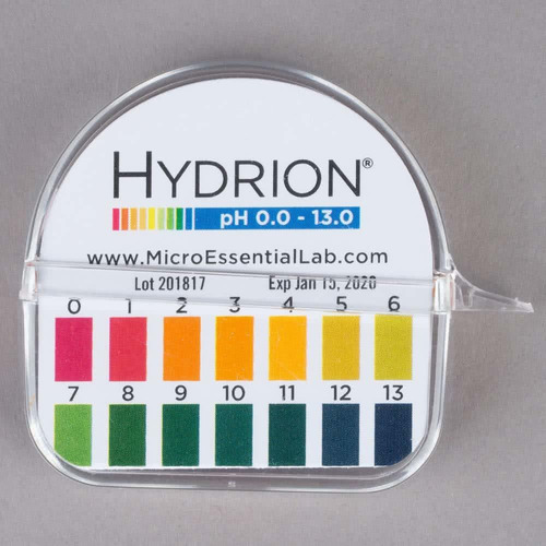 Papel Ph Hydrion Con Dispensador Y Tabla De Colores.