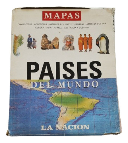 Mapas Países Del Mundo La Nación Lote Fascículos (Usado)