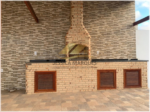 Imagem 2 de 14 de Casa De 2 Quartos, Área Gourmet Em Unamar - Cf - Jmc.121