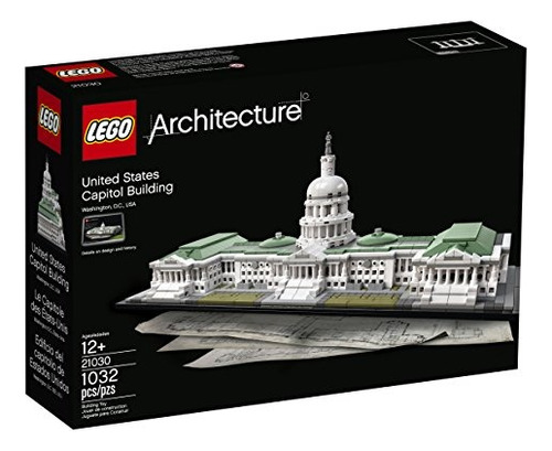 Lego Architecture El Capitolio  1032 Piezas 14 De Febrero