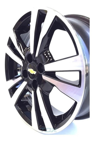 01 Roda Chevrolet Onix Corsa Aro 16 (1 Unid) Bico Cor Preto Com Diamantado
