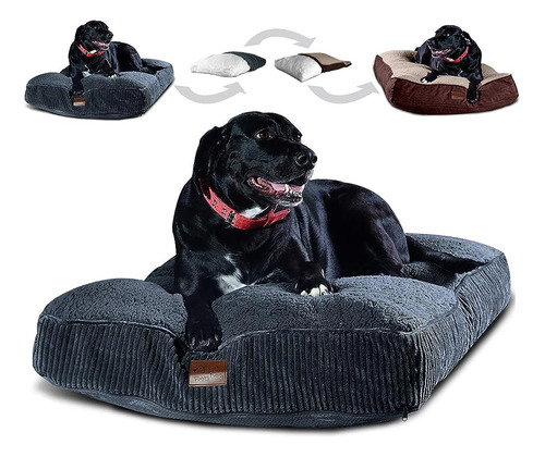 Floppy Dawg Extra Large Dog Bed Con Dos Fundas Extraíbles, L