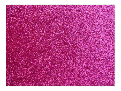 Placa De E.v.a. Glitter 2.0mm 40 X 60cm 5 Folhas Pink