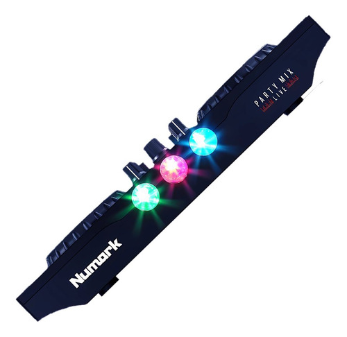 Controlador Dj Con Bafles Y Luces Numark Partymix Live