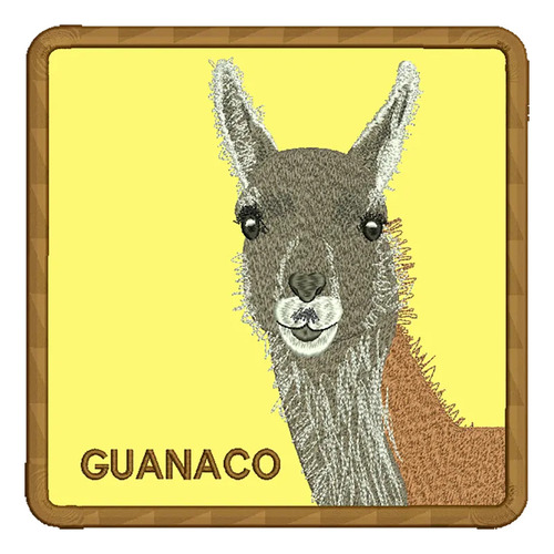 Guanaco Parche Bordado - An016