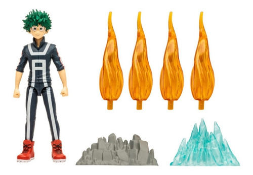 Figura My Hero Academia Izuku En Arena Con 6 Accesorios