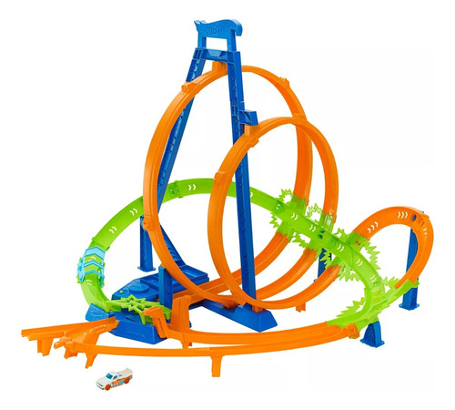 Pista Hot Wheels Triple Looping