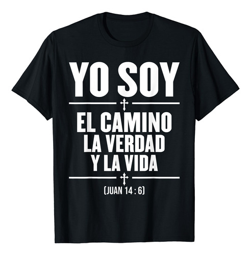 Camiseta Camino Verdad Vida, Playera Espiritual