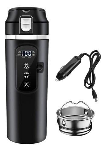 // Hervidor De Agua Para Coche De 12v/24v, Taza Aislada,