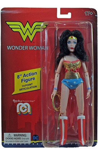 Figura De Acción  Mujer Maravilla De Mego Heroes