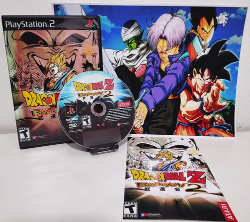 Dragon Ball Z: Budokai 2 Com Poster Para Ps2