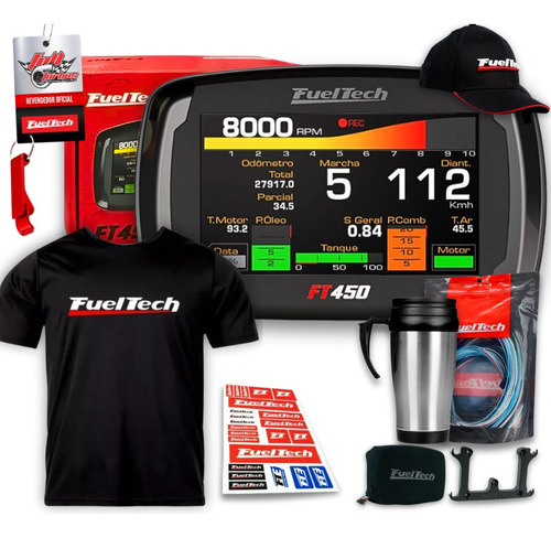 Fueltech Ft450 Com Chicote 6m + Brindes + 12x Sem Juros