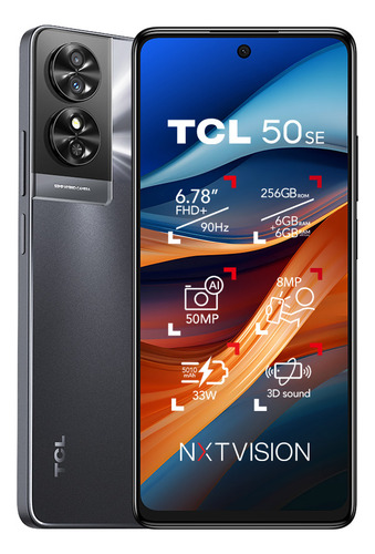 Smartphone Tcl 50se 256gb 6gb Ram
