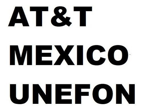 Codigo At&t Mexico Unefon Premium (Usado)