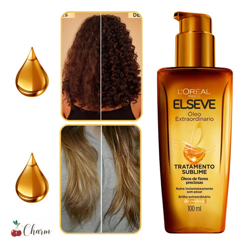 Kit Oleo Extraordinário Elseve Loreal Paris Banho De Brilho