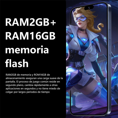 Teléfonos Inteligentes Android Baratos I15 Pro Max Blanco 6.8 En 2gb Ram 16gb Rom