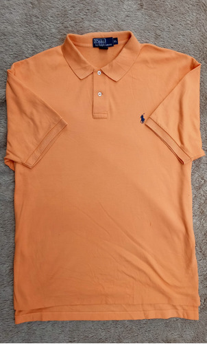 Playera Polo Ralph Lauren Talla Xl Color Naranja De Hombre 