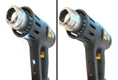 Imagen 6 de 9 de Pistola De Calor Caterpillar Cat 2000w Digital 5 Boquillas