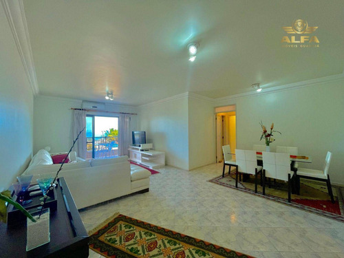 Imagem 3 de 26 de Apartamento De Frente Para O Mar Com 3 Suítes Em Prédio Com Lazer E 2 Vagas - Praia Do Tombo, Guarujá. - Ap1295