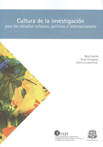 Libro Cultura De La Investigación Para Los Estudios Urbanos,