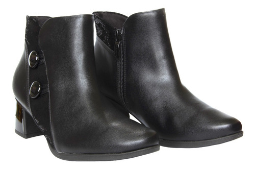 Imagem 2 de 5 de Bota Cano Curto Piccadilly 654004-4 Feminino