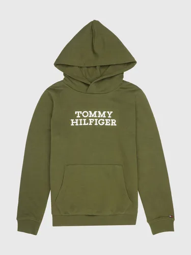 Sudadera de niña con capucha y logo frontal · Tommy Hilfiger · El