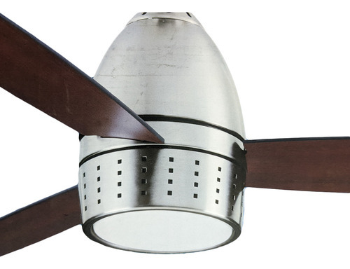 Ventilador De Techo 3 Aspas Madera 1.32m Reversible Control Color De La Estructura Metalico Color De Las Aspas Café Diámetro 132 Cm
