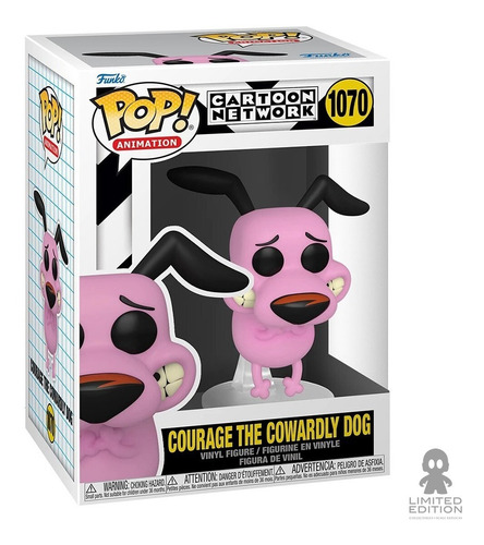 Funko Pop Courage The Cowardly Dog 1070 Coraje Perro Cobarde