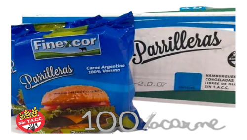 Hamburguesas Finexcor Doble 120grs