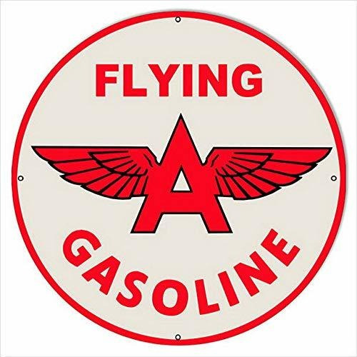Flying Gasoline Gas Sign Retro Dad Garage Man Cave Car ...