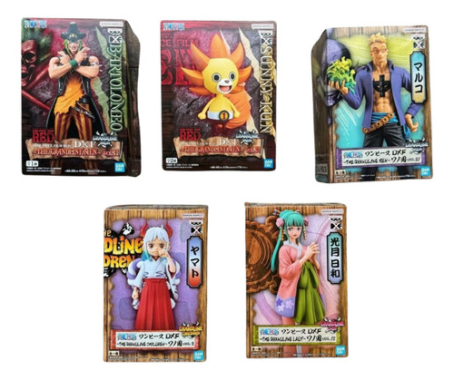 Lote 5 Figuras One Piece Banpresto Original Roronoa Seko