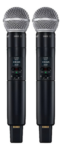 Shure Sistema Inalámbrico Doble Slxd24d-sm58 De Mano