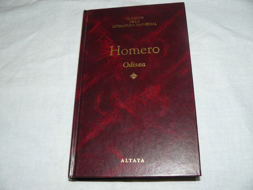 Odisea/homero/clasicos /literatura Universal Altaya