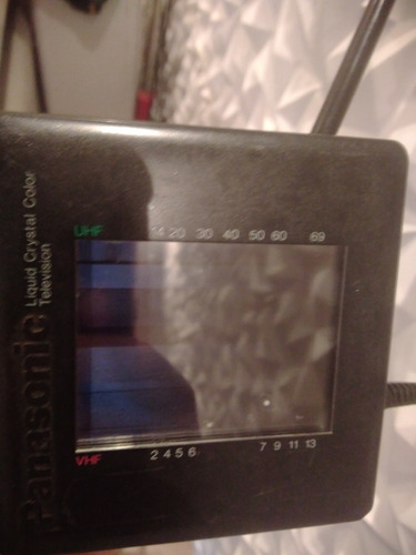Mini Tv Portátil Panasonic Liquid Crystal Color