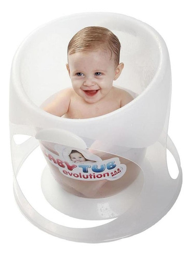Imagem 1 de 2 de Banheira Babytub Evolution De 0 A 8 Meses - Branco Baby Tub
