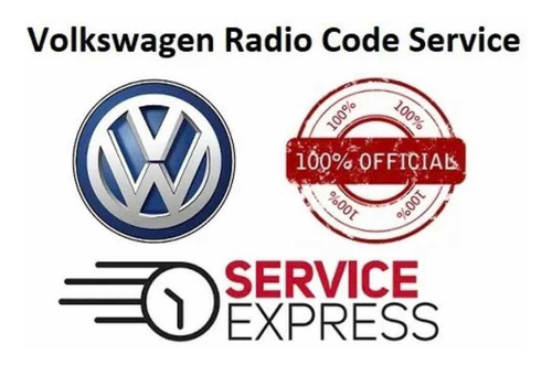 Código Radio Estéreo Volkswagen Bora Jetta Golf Vento Polo