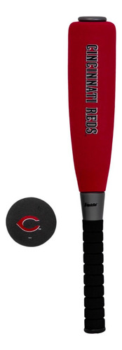 Conjunto de bolas e bastões de espuma Jumbo Mlb Reds Cincinnati, cor vermelha