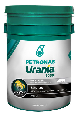 Aceite De Motor Petronas Mineral 15w40 20lts Urania 1000 810