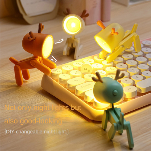 Luz Nocturna Led Ajustable Para Libros De Escritorio, Bonit