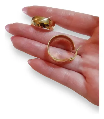 Aros argollas anchas hotsell