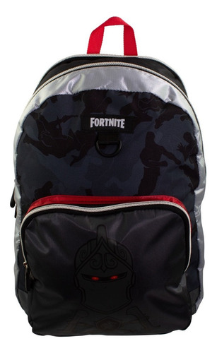 Mochila Escolar Juvenil Epic Games Fortnite Color Negro