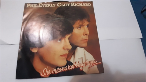 Vinilo Single De Phil Everly Cliff Richard She Means(z136 (Usado)