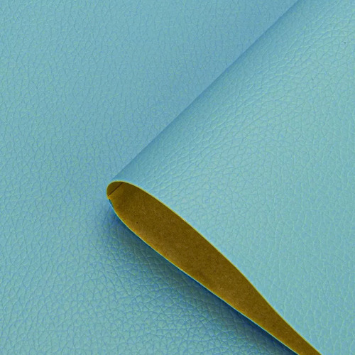 50*137cm Parche Autoadhesivo De Cuero Para Reparar Sofás Color Azul Acero