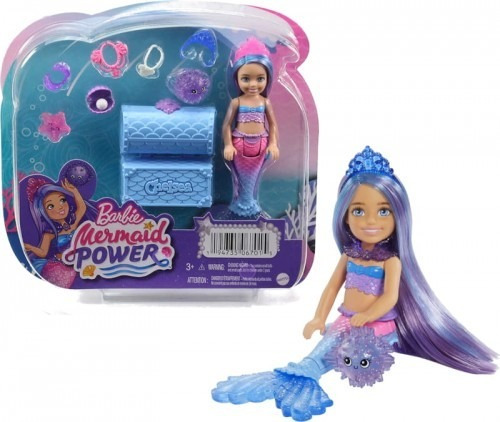 Barbie Mermaid Power - Chelsea Sirena Con Baul De Tesoros - 